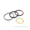 PTFE com revestimento de desgaste revestido com vedação de borracha O-rings de vedação de borracha